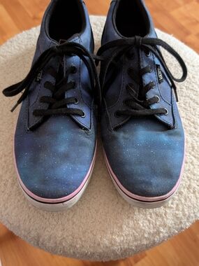 Vans Black Low-Top Lace-Up Sneakers